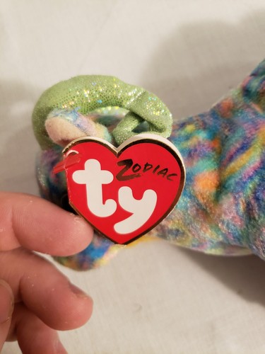 TY Beanie Baby - THE GOAT Chinese Zodiac (6 inch) - MWMTs Stuffed Animal Toy - Picture 8 of 9