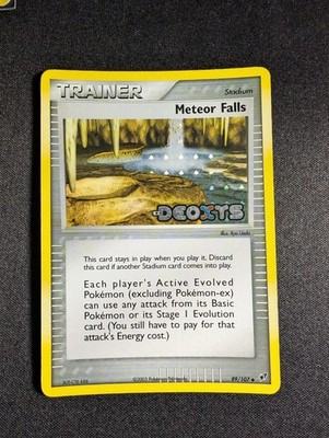 Pokemon Card Meteor Falls 89/107 Reverse Holo Ex Deoxys NM - A
