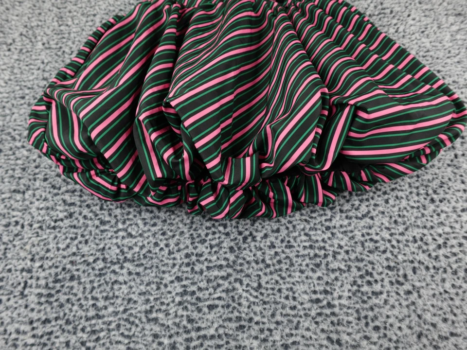 Wicked X Target 女式迷你泡泡裙 XXS 码黑色粉红色绿色条纹全新带标签 — 第 3/4 张图片