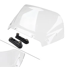 1pc 12" Clear Windscreen Windshield For Harley Touring Road Glide CVO 2023 2024