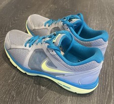 Nike Dual Fusion Run Womens Walking Running Shoes Gray Athletic Sneaker Size 9.5