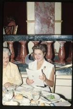 Jean Peters Candid 1970s Original 35mm Photo Transparency Beverly Wilshire Event