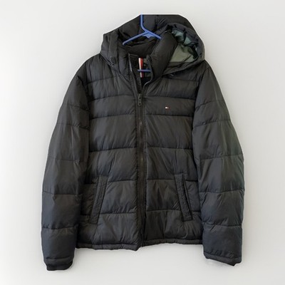 Tommy Hilfiger Men's Classic Hooded Puffer Jacket Medium