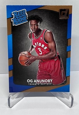 2017-18 Panini Donruss Rated Rookie OG Anunoby Toronto Raptors #178