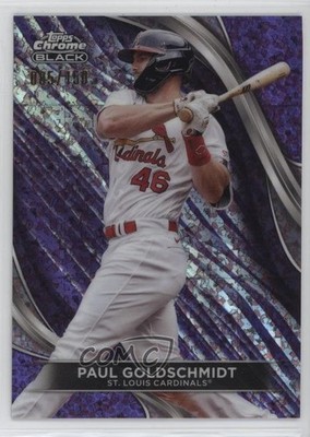 2024 Topps Chrome Black Purple Mini-Diamond Refractor /150 Paul Goldschmidt 0t2