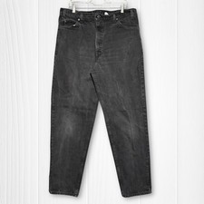 Levi's Vintage 550 Orange Tab Made in USA Jeans Mens 40x34 Black