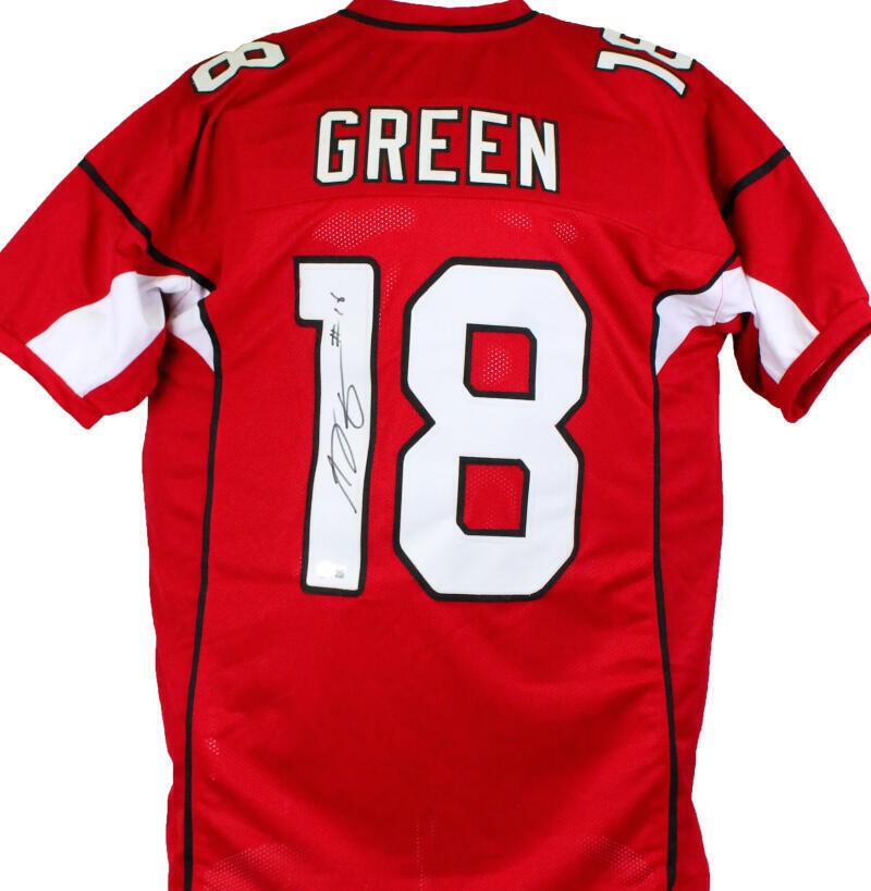 Aj Green Autographed Signed Arizona Cardinals Red Pro Style Jersey- Beckett W Hologram 
