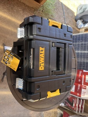  NEW! DEWALT TSTAK II Tool Box, Flat Top Tool Storage Case, Holds Up To 66 lbs