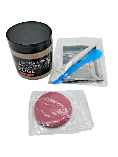 SHADAIWUYU 8.5oz Leather Recoloring Balm ,Beige Leather Repair kit