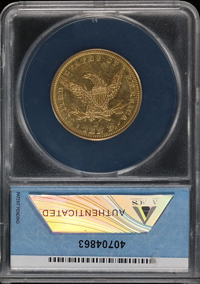 1845-O Liberty Gold $10 ANACS VF30 Details Decent Eye Appeal Nice Strike - Image 4 of 4