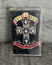 Guns N  Roses Appetite for Destruction Cassette Tape 1987