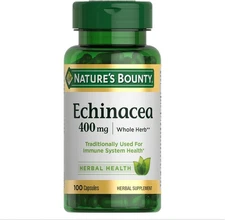 Echinacea 400mg 100 Capsules – Nature’s Bounty Herbal Immune Support Supplement