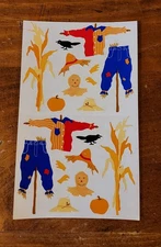 Mrs. Grossman Sticker Sheet ~ Fall/Autumn Build a Scarecrow