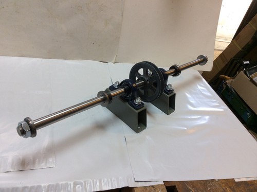 ACCURA U.S.A. MADE PUMP SLEEVE SANDING MANDREL ASSEMBLY #01436 1-1/4" SHAFT - Picture 4 of 5