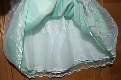 Robe Fleurie Laura Ashley Fille 24 Mois - Vert Et Violet - Neuf Avec étiquettes