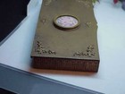 ANTIQUE CHINESE CLOISONNE ENAMEL BRASS HUMIDOR CIGARETTE BOX Pink Floral Insert — photo 5