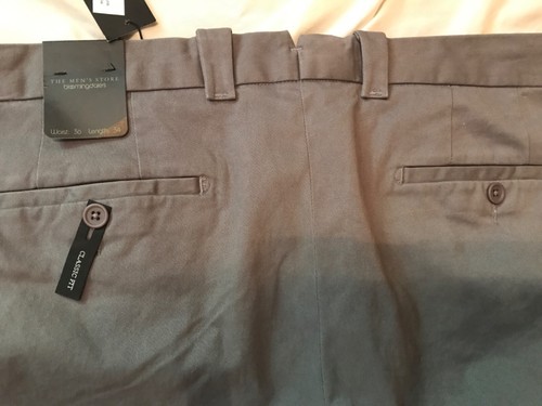 The Men’s Store Bloomingdales Gray Cotton Slacks 36x34, 34x30 - Picture 4 of 10