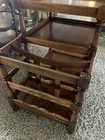 Barnard & Simonds Co. Side Table Magazine Rack Papers Solid Wood Rare 1950’s Pc — photo 5