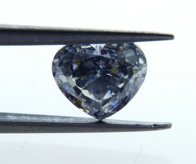 1.87CT BLUE Diamond Natural Loose Fancy Color Heart Cut Brilliant