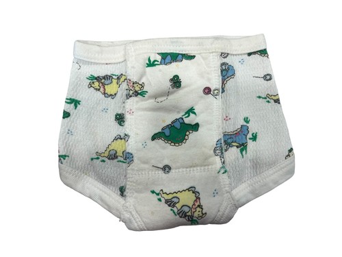 Pantalones de entrenamiento vintage Panda para niños pequeños ropa interior 2T dinosaurio - Imagen 2 de 4