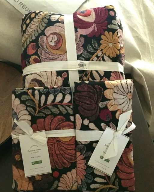 Pottery Barn Bedding Set King Duvet Cover 2 King Shams Americana