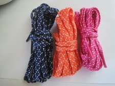 Shoelaces Unbranded Blue Orange Pink W/ Fleck 60" New