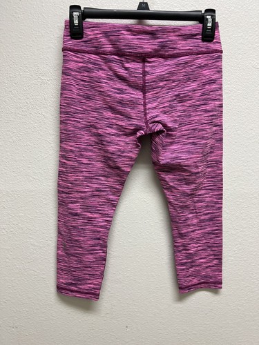 Iviva by Lululemon Girls Leggings Pink Capri Size 14 B14 - Picture 2 of 4