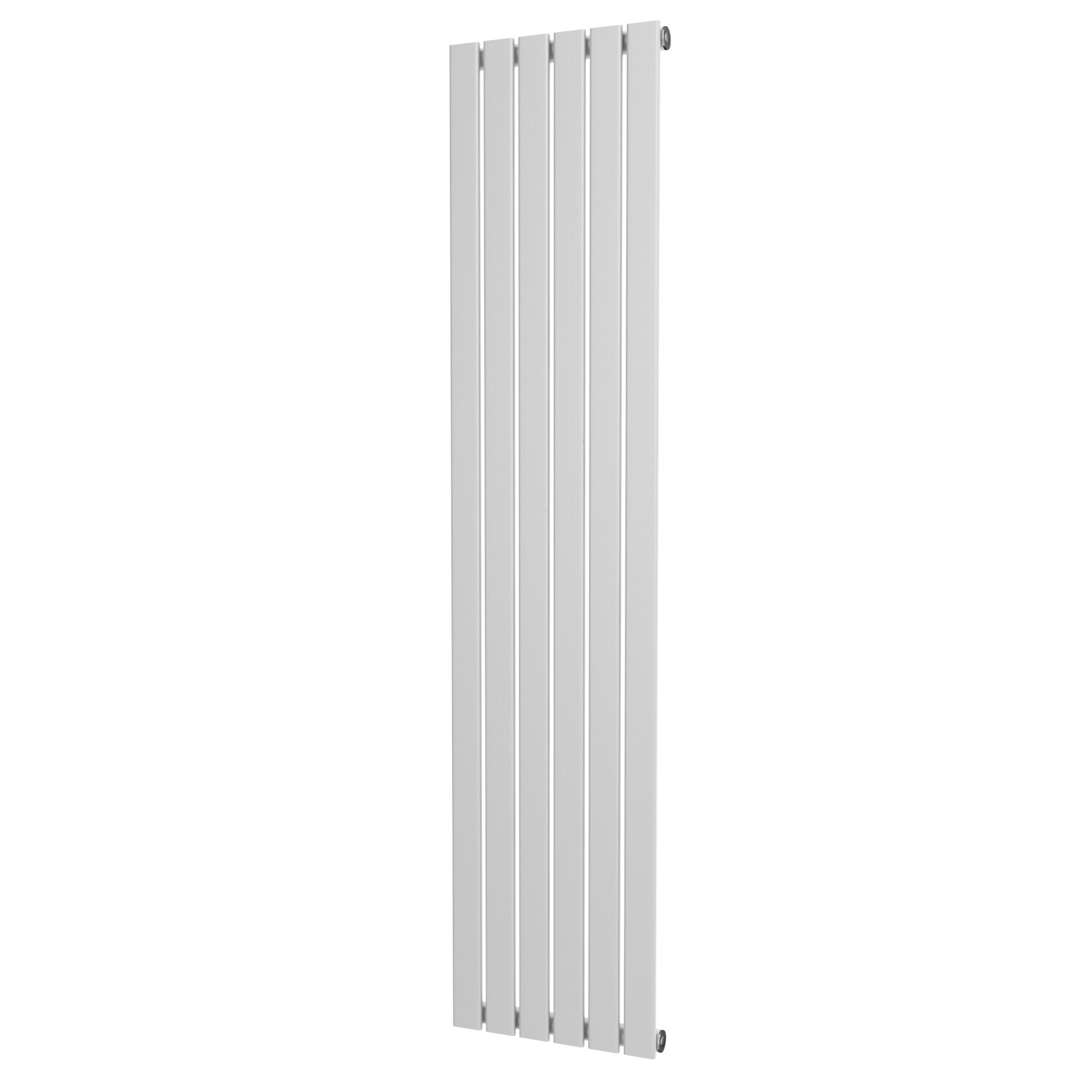 UK Radiators White Vertical Flat Tube Heater Designer Single Panel 1800x408mm