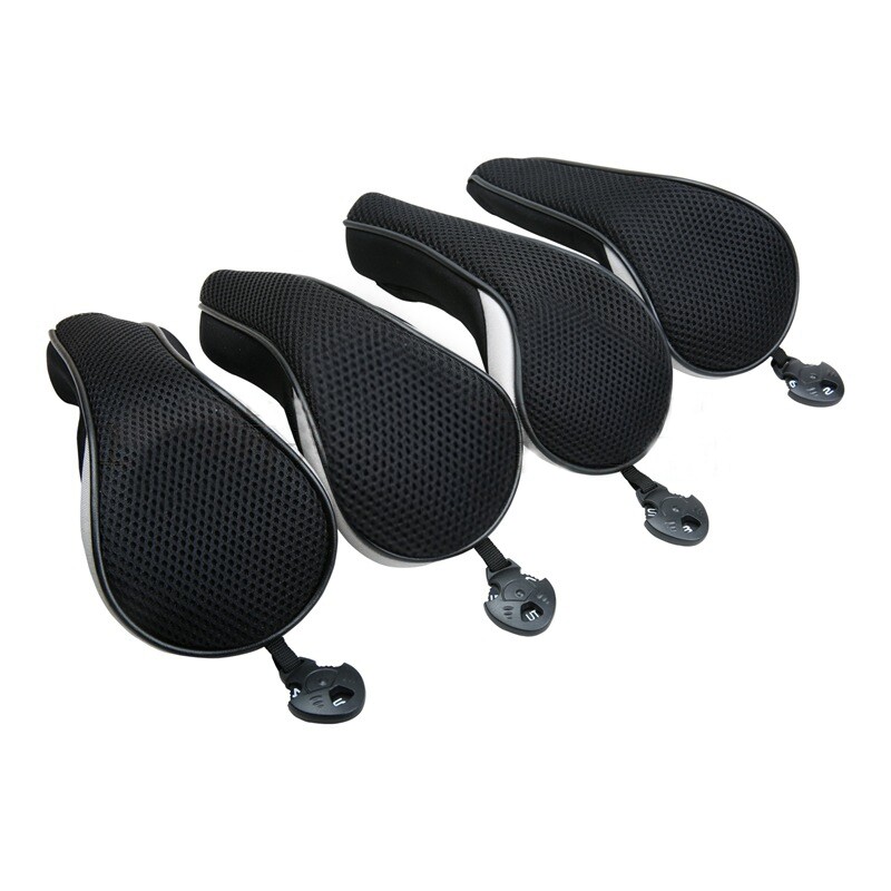 4pcs/Set Golf Hybrid Wood Club Covers UT Rescue Cover Hybrid Head Covers