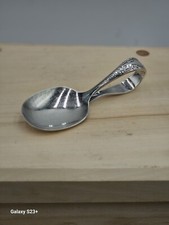 Antique Oneida Community 1918 elegant bent handle baby spoon