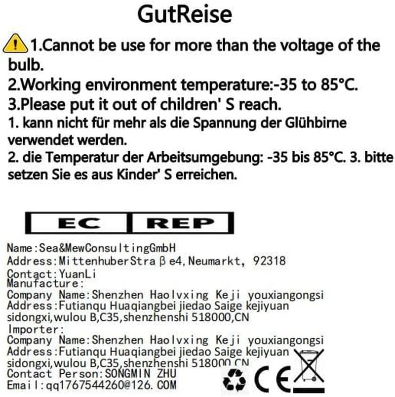 AC/DC E10 Bulbs, 10Pcs 9 Volt Warm White E10 Replacement Bulbs Miniature Screw