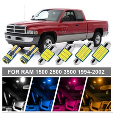 9x Interior Led Light Bulbs Map For Dodge Ram 1500 2500 1994-2002 Blue White 9x Interior Led Light Bulbs Map For Dodge Ram 1500 2500 1994-2002 Blue White