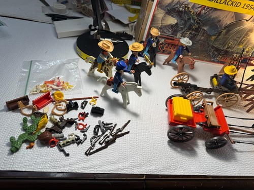 🚂 -Vintage Playmobil WESTERN COWBOYS, INDIANS, MORE💥G712 - Picture 21 of 21