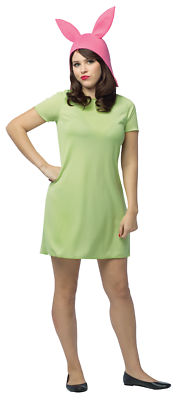Bob's Burgers Louise Adult Women's Costume Green Tunic Fancy Dress Rasta Imposta | eBay Bob's Burgers Louise Adult Women's Costume Green Tunic Fancy Dress Rasta Imposta | eBay