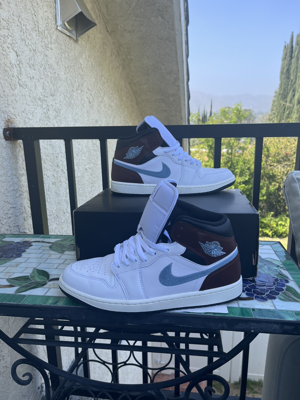 jordan 1 mid angezogen