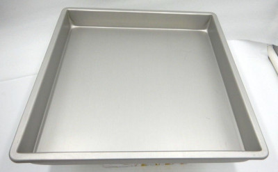 NEW  1 Square Aluminum CAKE WALK Crafted -Hot Stuff-Cake Pan 14'' x 14'' x 2''
