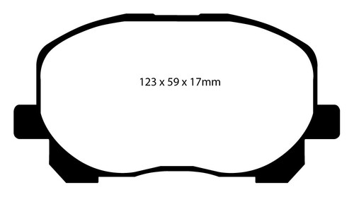 EBC B01 Bremsen Kit Vorne Beläge Scheiben für Toyota Avensis Verso (AC_) - Bild 2 von 4