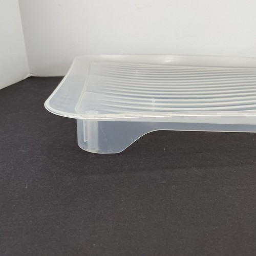 Rubbermaid Universal Abtropfbrett Schale 17,6" x 13,1" Klar Weiß Welle Keil USA - Bild 4 von 10