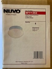 NUVO SF77-062 White Ceiling Light Fixture