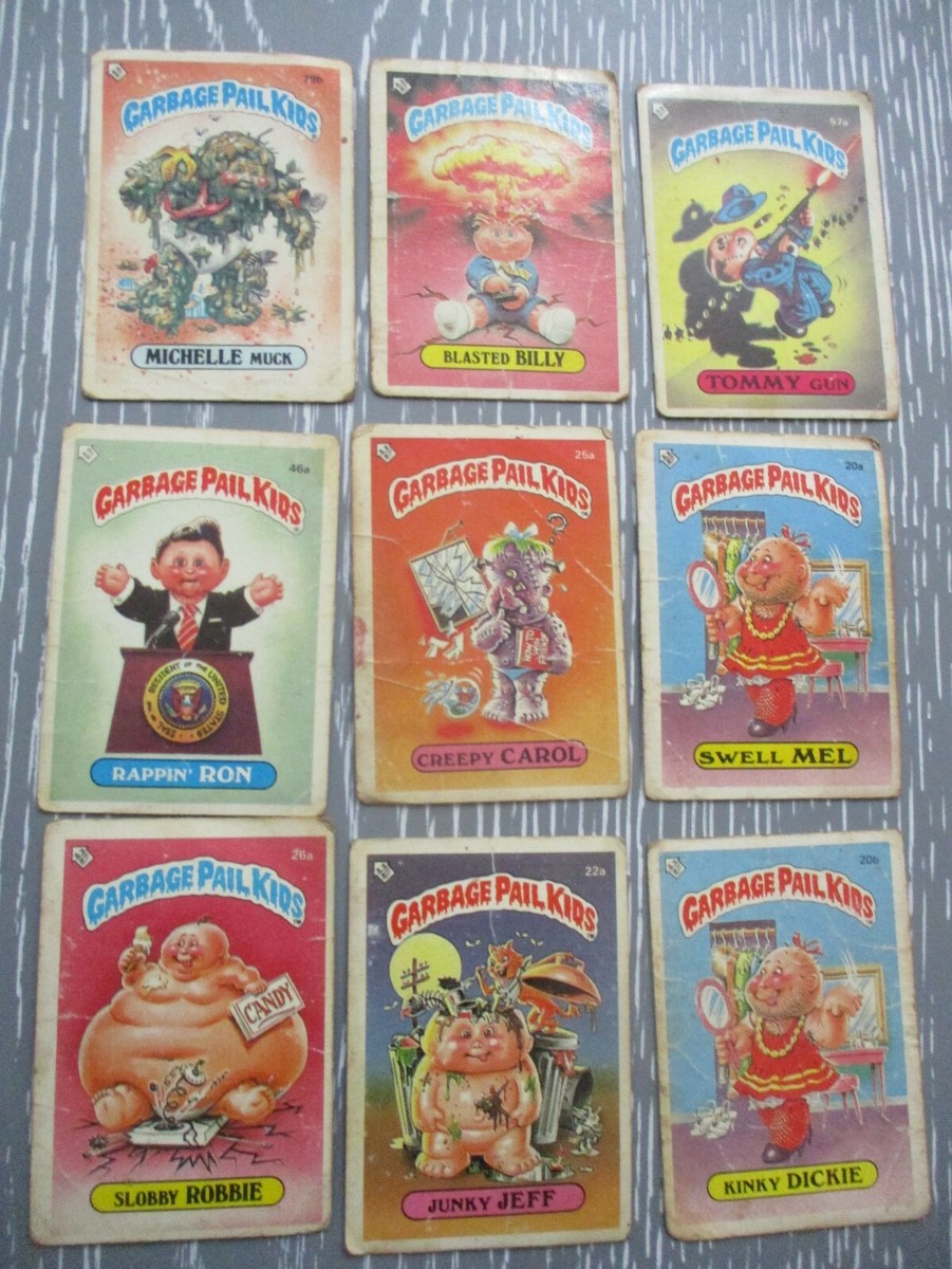 Garbage Pail Kids: a lot of 9 x vintage cards, UK, 80's. E23 | eBay