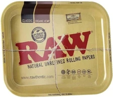 Raw Classic XXL Rolling Tray Metal  13x11