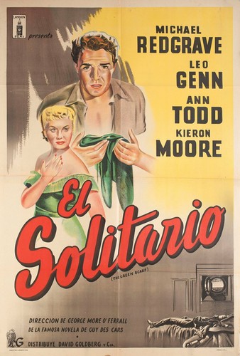 The Green Scarf 1954 Argentine Poster