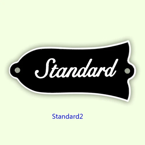 Guitar Parts For US Lfet Handed Gibson Les Paul TRUSS ROD COVER PLATE Print logo