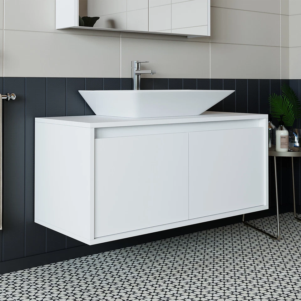 Roomart • Badmöbel Set • Waschbecken mit 100 cm hängend Unterschrank, in 3 Farbe - Bild 3 von 4