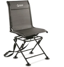 360º Swivel Hunting Blind Chair, Lightweight, Portable Mesh Hunt Seat, 300-lbs C