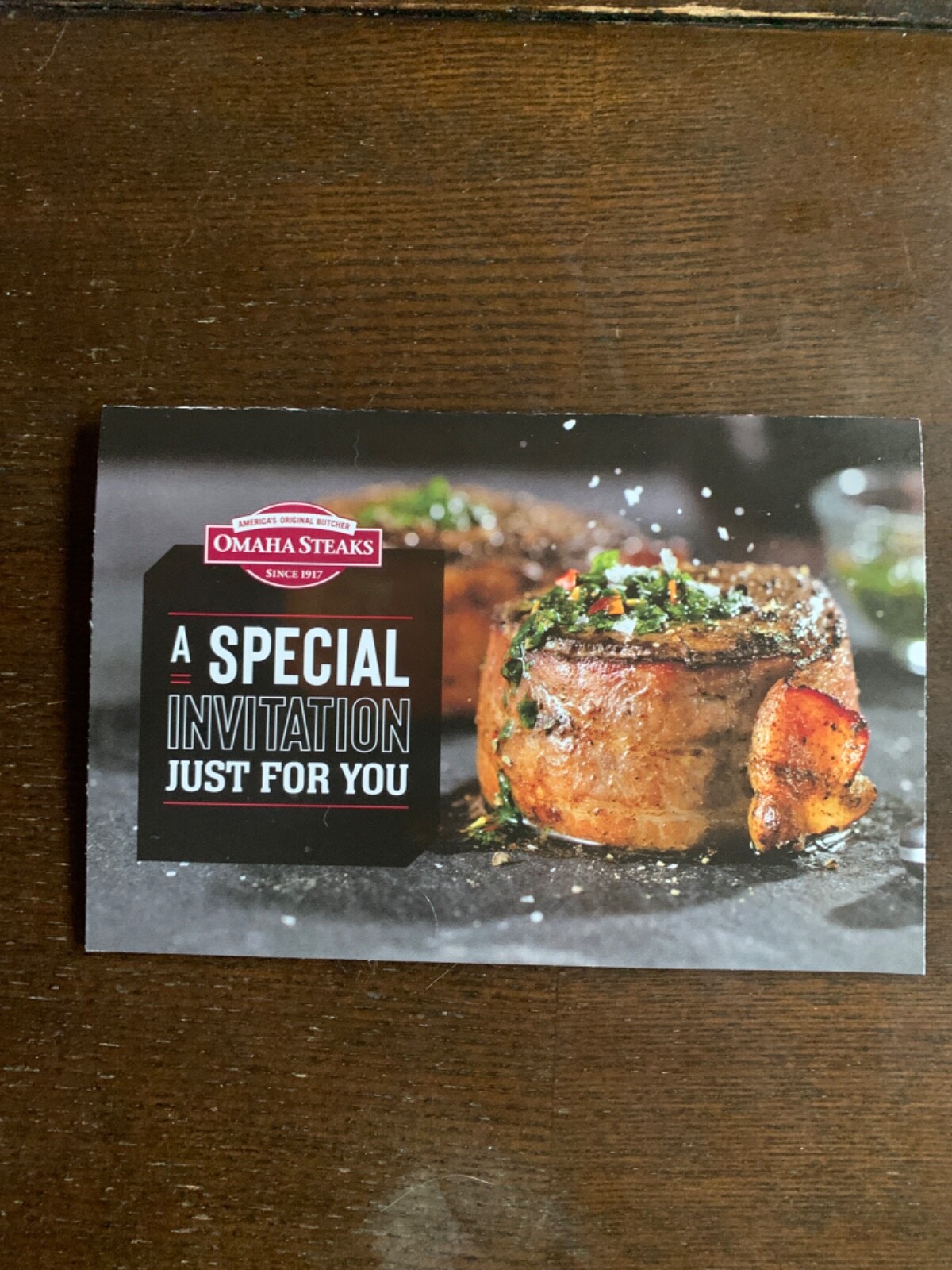 OMAHA STEAKS COUPON EXPIRES 5/4/24 47.96 VALUE 16 STEAK BURGERS WITH