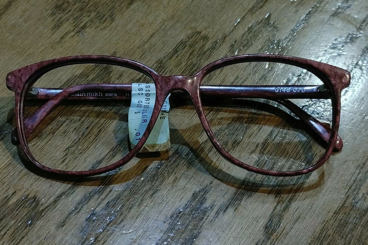 Alain Mikli Paris Hand Made authentic Paris 0148 020 Brown Marble 