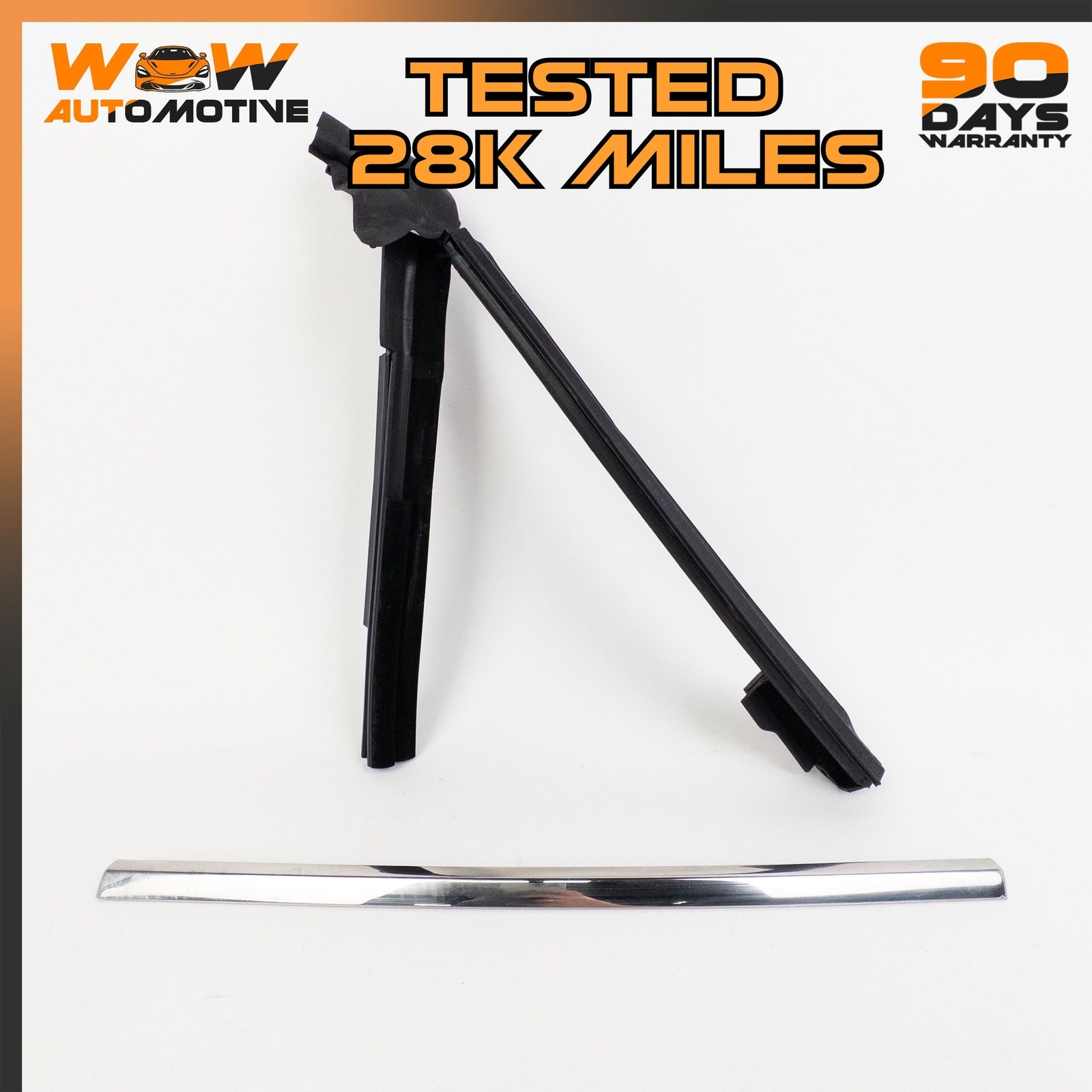 07-11 BENTLEY CONTINENTAL GTC REAR LEFT WINDOW WEATHER SEAL MOLDING TRIM OEM