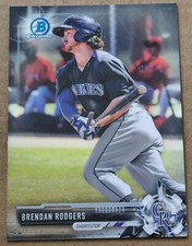 2017 Bowman Draft Chrome Base #BDC-157 Brendan Rodgers Colorado Rockies 