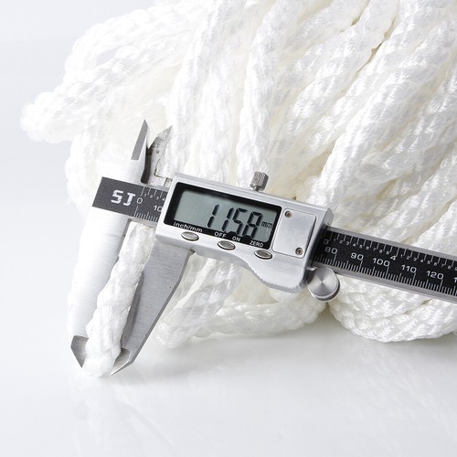 1/2"x100' Twisted Three Strand Nylon Anchor Rope Boat with Thimble Rigging Line - Picture 6 of 12